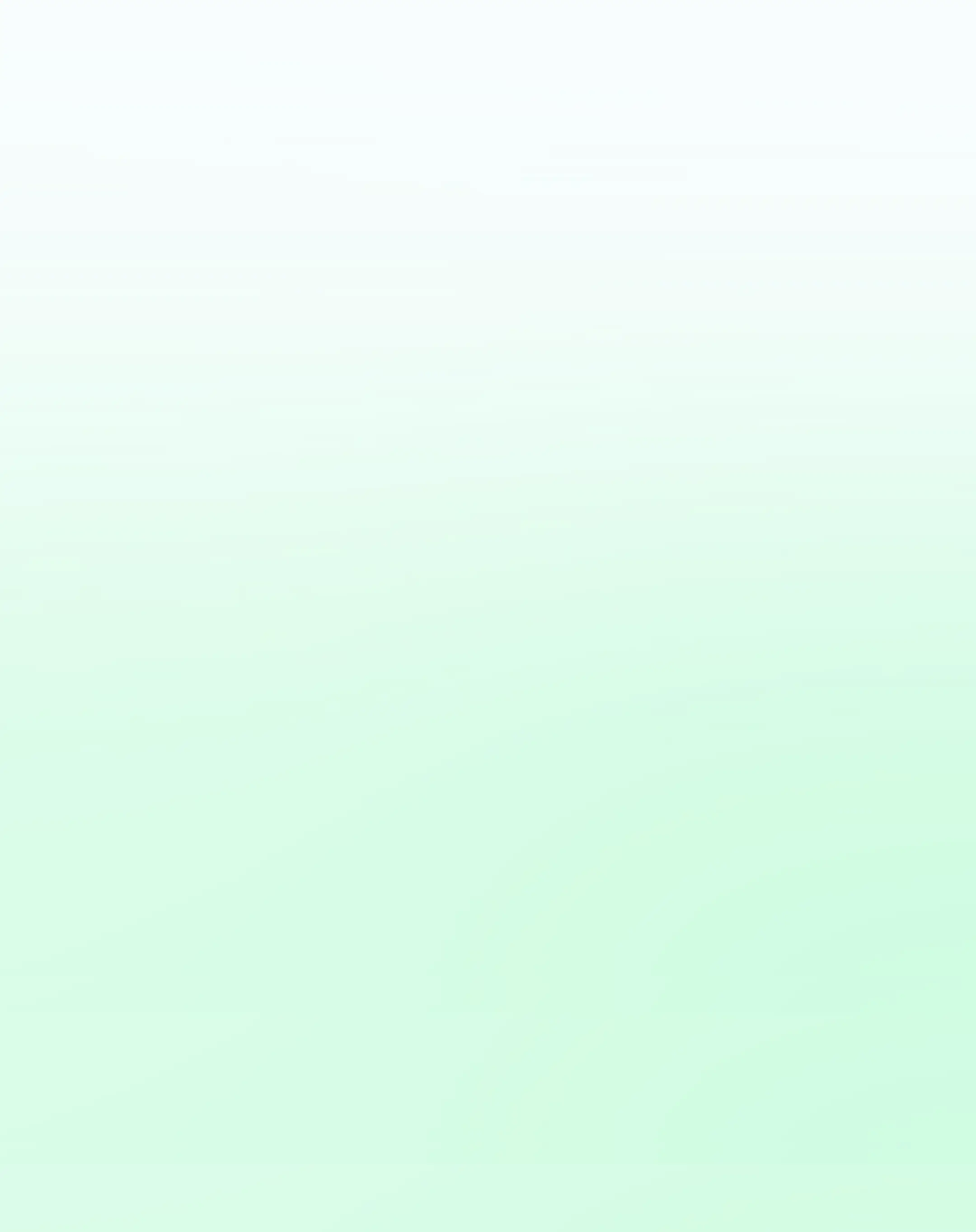 Soft green page background